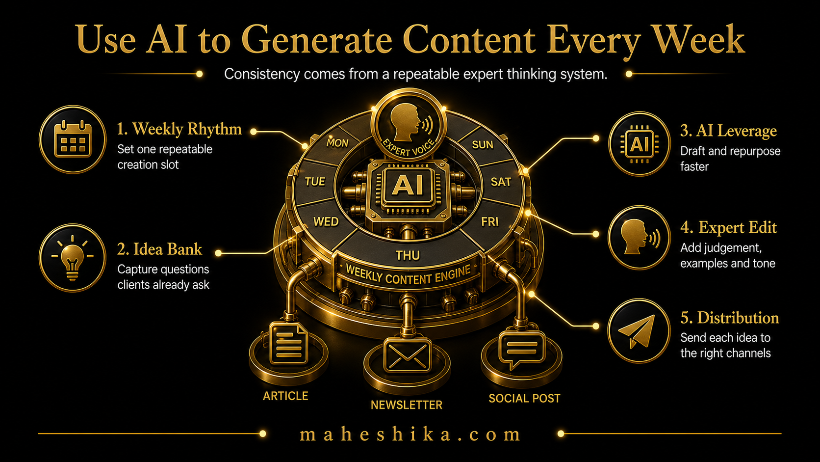 AI content generation system for small business