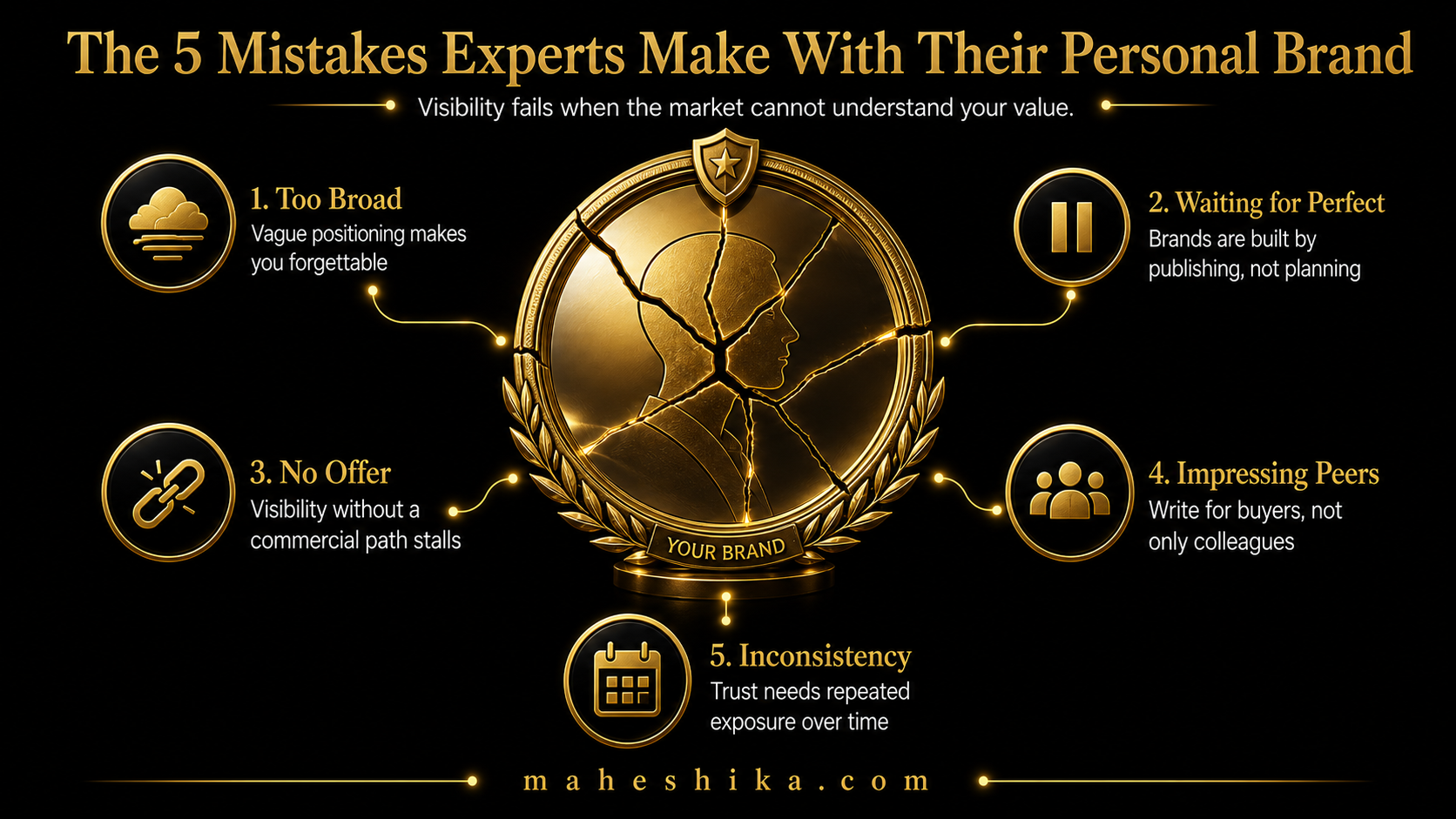 Mistakes experts make with personal branding